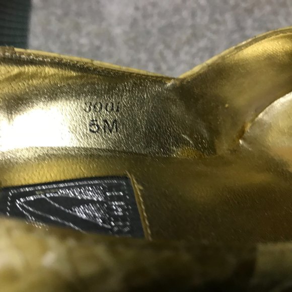 3" Beige  Snake heels - Picture 4 of 5